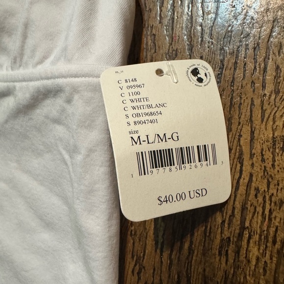 Free People Movement Luna Tencel Triangle Cami in White Size Med/Large NWT - Picture 7 of 9